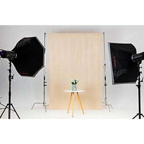 Kate 10ft×12ft  Solid Beige Backdrop - Picture 4 of 6